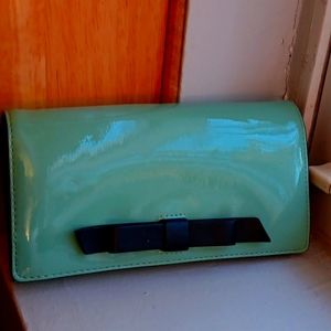 Kate Spade Chelsea Park Tiffany blue patent leather wallet